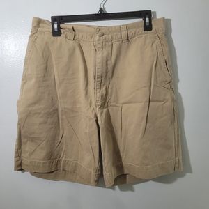 Men's Khaki Shorts Polo Size 33